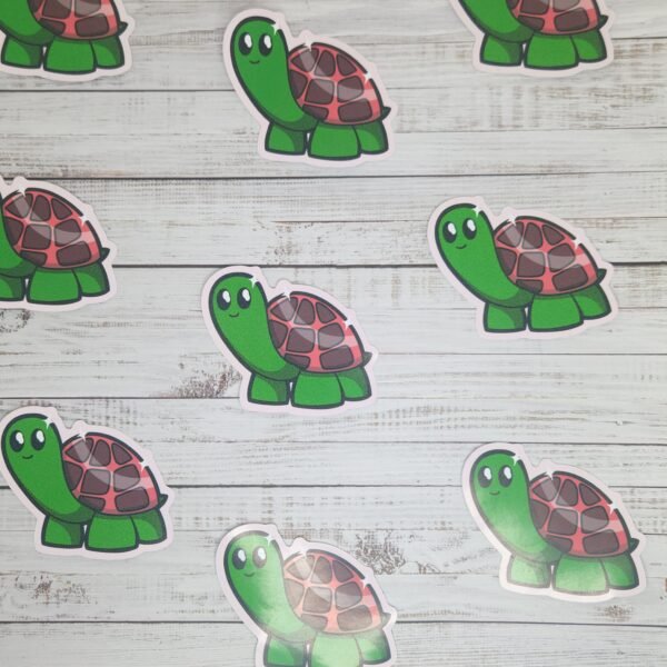 Sticker - Turtle - Autocollant – Image 2