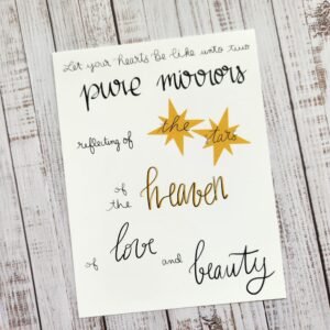 Carte de vœux -Citation