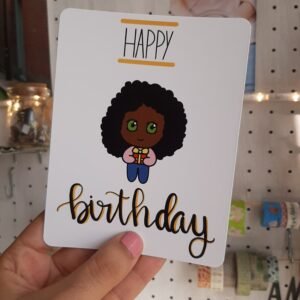 Carte d'anniversaire Fille 2 - Birthday Card Girl 2