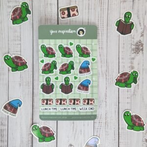 Sticker sheet - Turtle - Autocollants