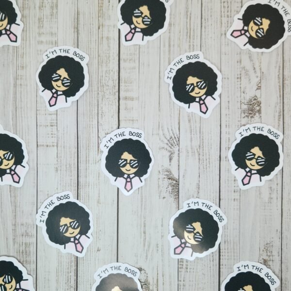 Sticker - I'm the Boss - Autocollant – Image 2