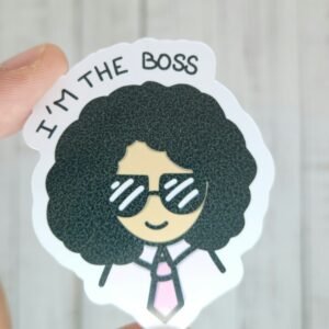 Sticker - I'm the Boss - Autocollant