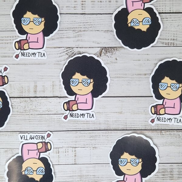 Sticker - Need my tea - Autocollant – Image 2