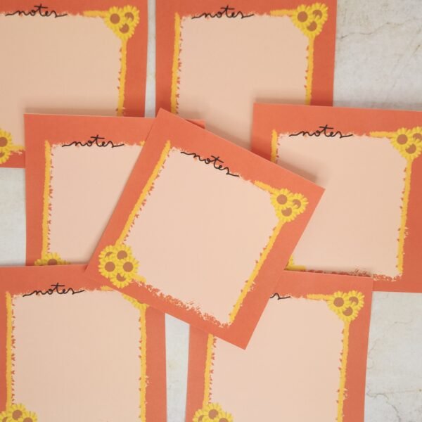 Notepad Sunflower - Bloc-note Tournesol – Image 3