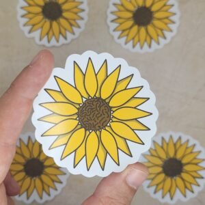 Sticker - Sunflower - Autocollant