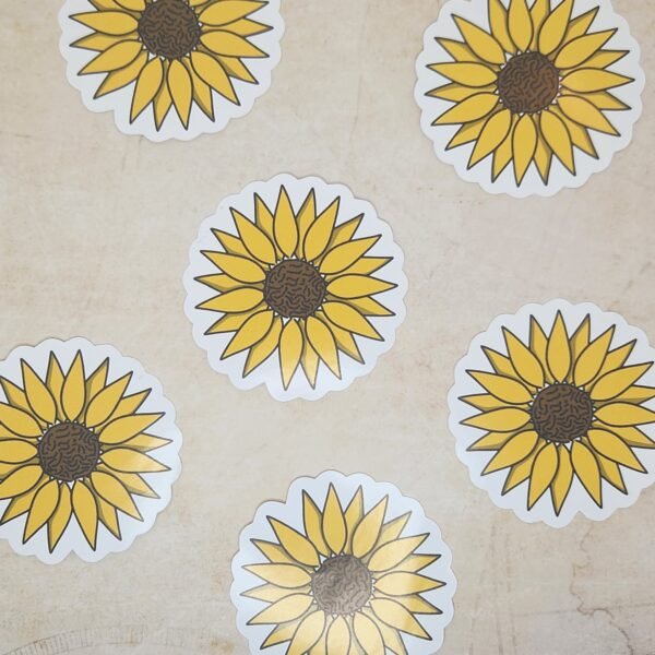 Sticker - Sunflower - Autocollant – Image 2