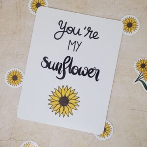 You're my sunflower Card - Carte de vœux You're my sunflower
