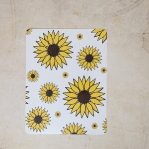 Sunflower card - Carte de vœux tournesol