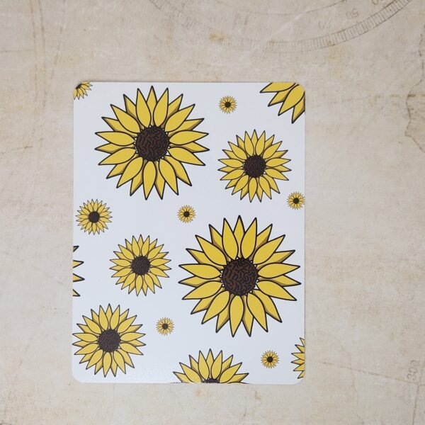 Sunflower card - Carte de vœux tournesol