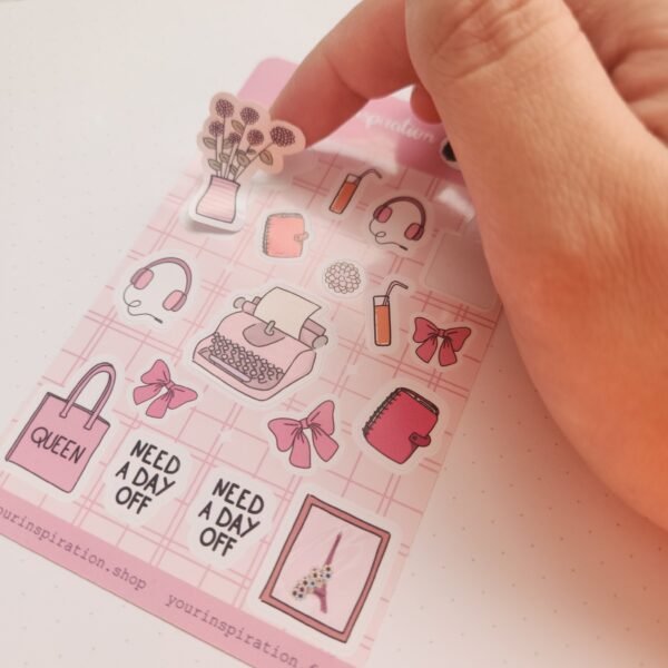 Planche d'autocollants - Spring vibe - Stickers sheet – Image 7