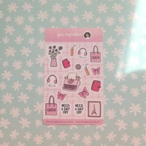 Planche d'autocollants - Spring vibe - Stickers sheet