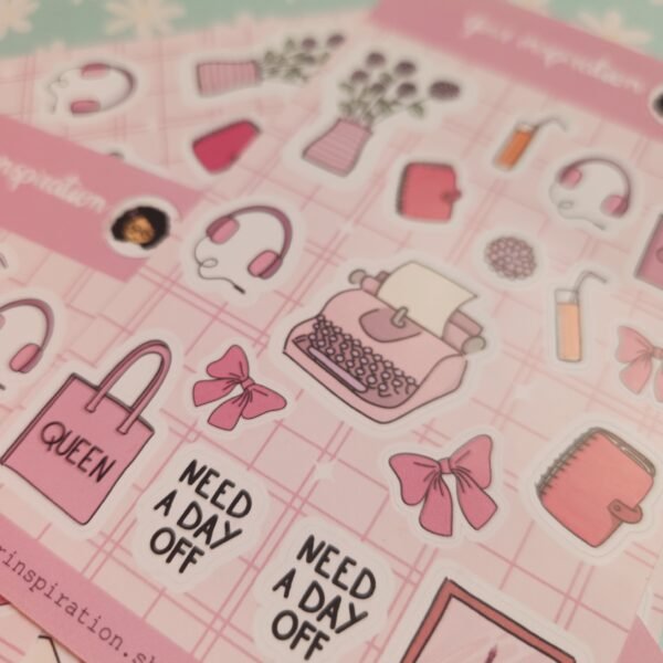 Planche d'autocollants - Spring vibe - Stickers sheet – Image 5