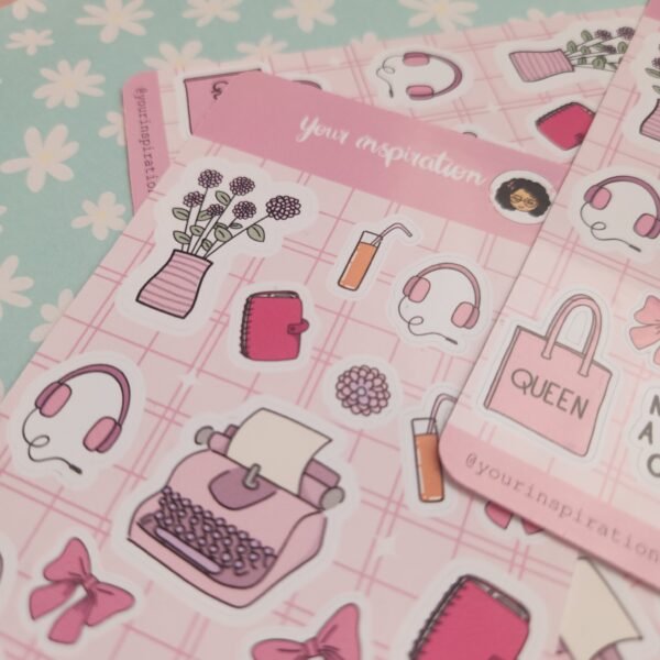 Planche d'autocollants - Spring vibe - Stickers sheet – Image 6