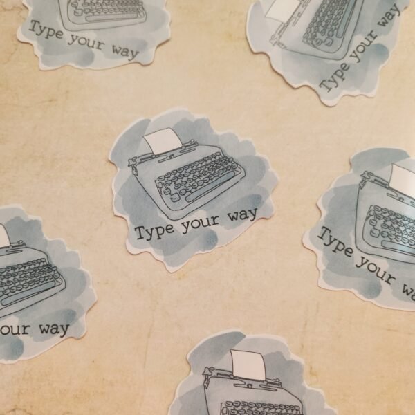 Sticker Type your way - Autocollant – Image 2