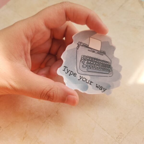 Sticker Type your way - Autocollant – Image 3