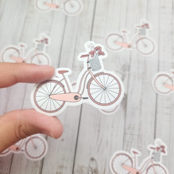 Autocollant Vélo fleuri - Bicycle in bloom Sticker