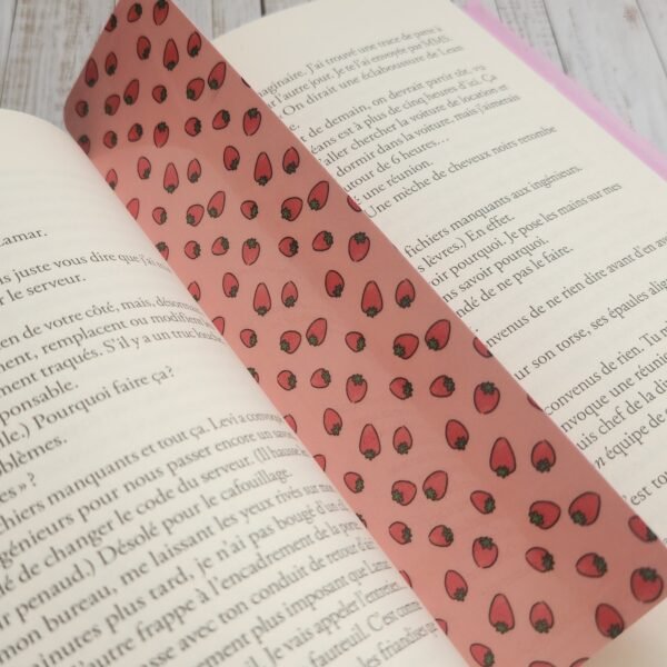 Marque-page Fraises - Strawberries Bookmark – Image 2