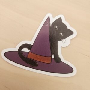 Autocollant Chat Noir - Sticker
