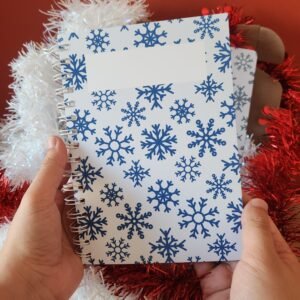 Carnet à spirale Flocon de neige