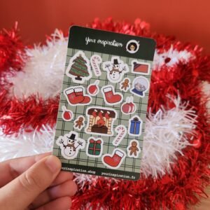 Planche d'autocollants - Noël - Stickers sheet