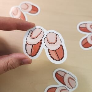 Autocollant Pantoufle - Sticker