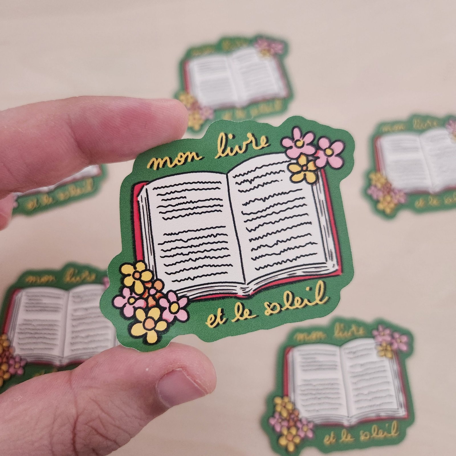 Set d'autocollants - Lectures du printemps – Image 2