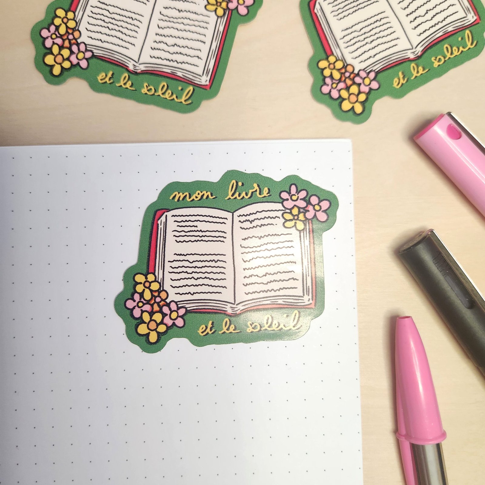 Set d'autocollants - Lectures du printemps – Image 3