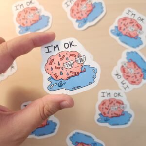 Autocollant - I'm OK