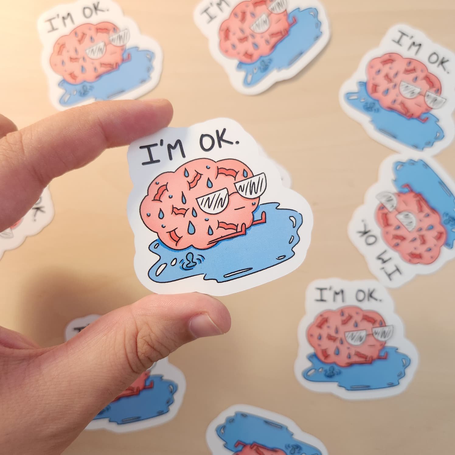 Autocollant - I'm OK