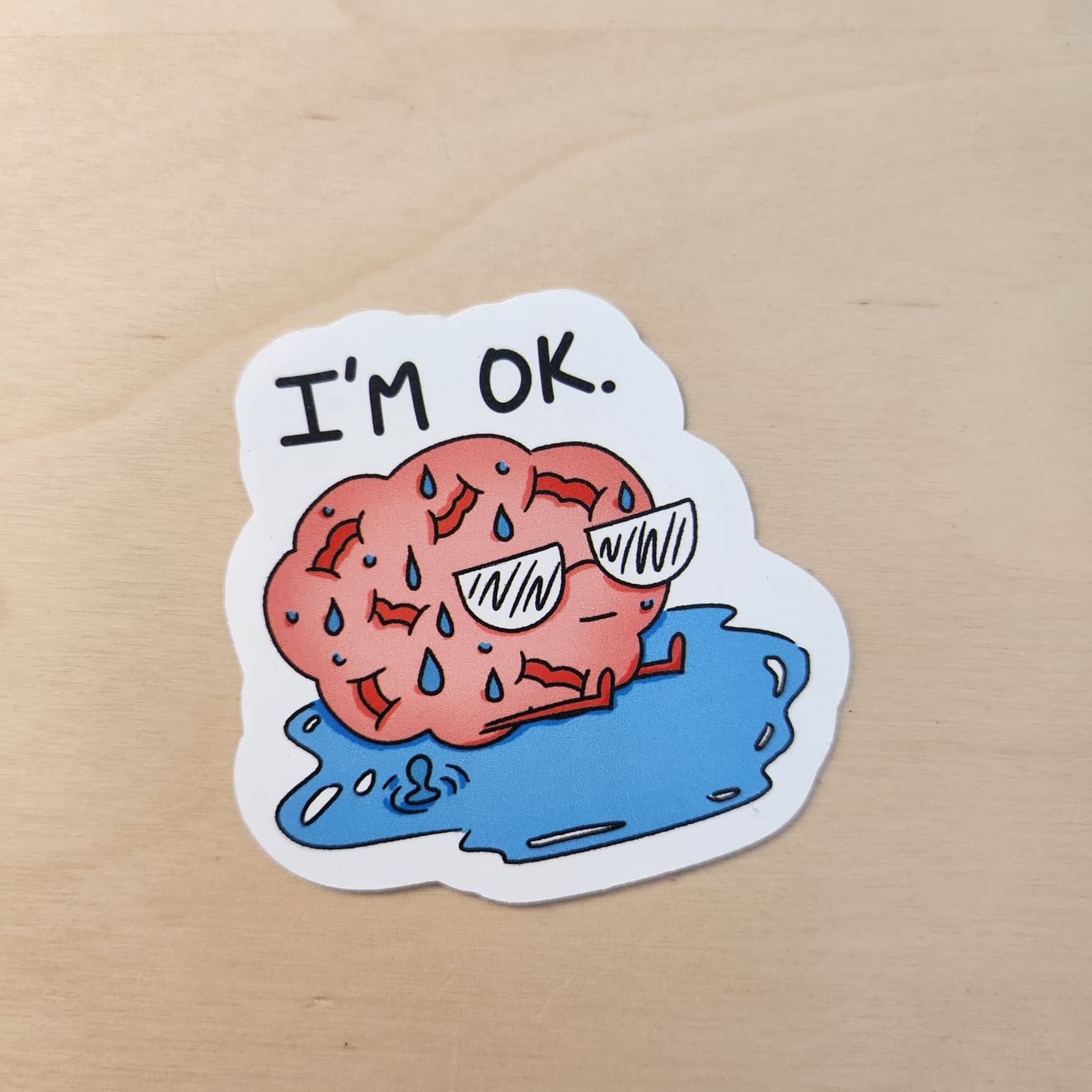 Autocollant - I'm OK – Image 2