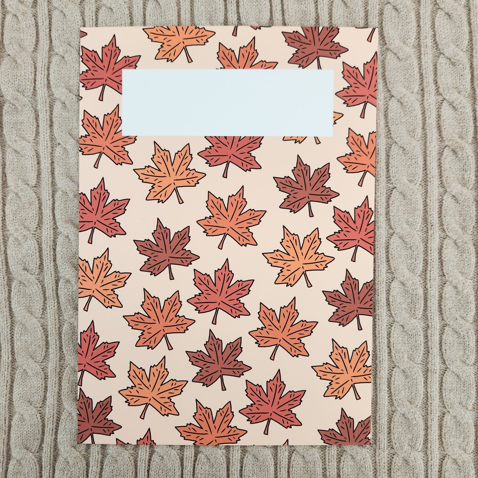 Carnet Cosy Fall