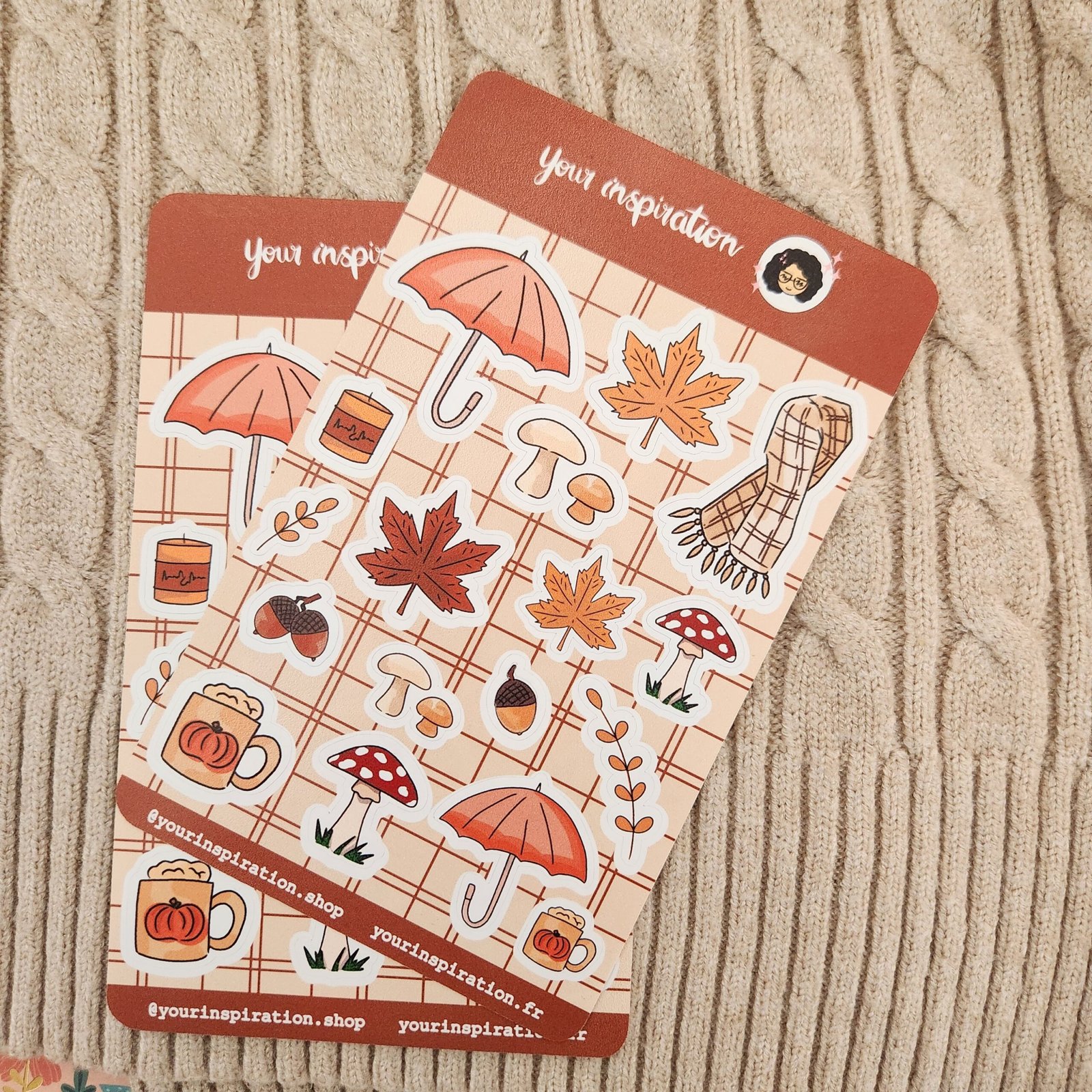 Planche d'autocollants - Cosy Fall – Image 2