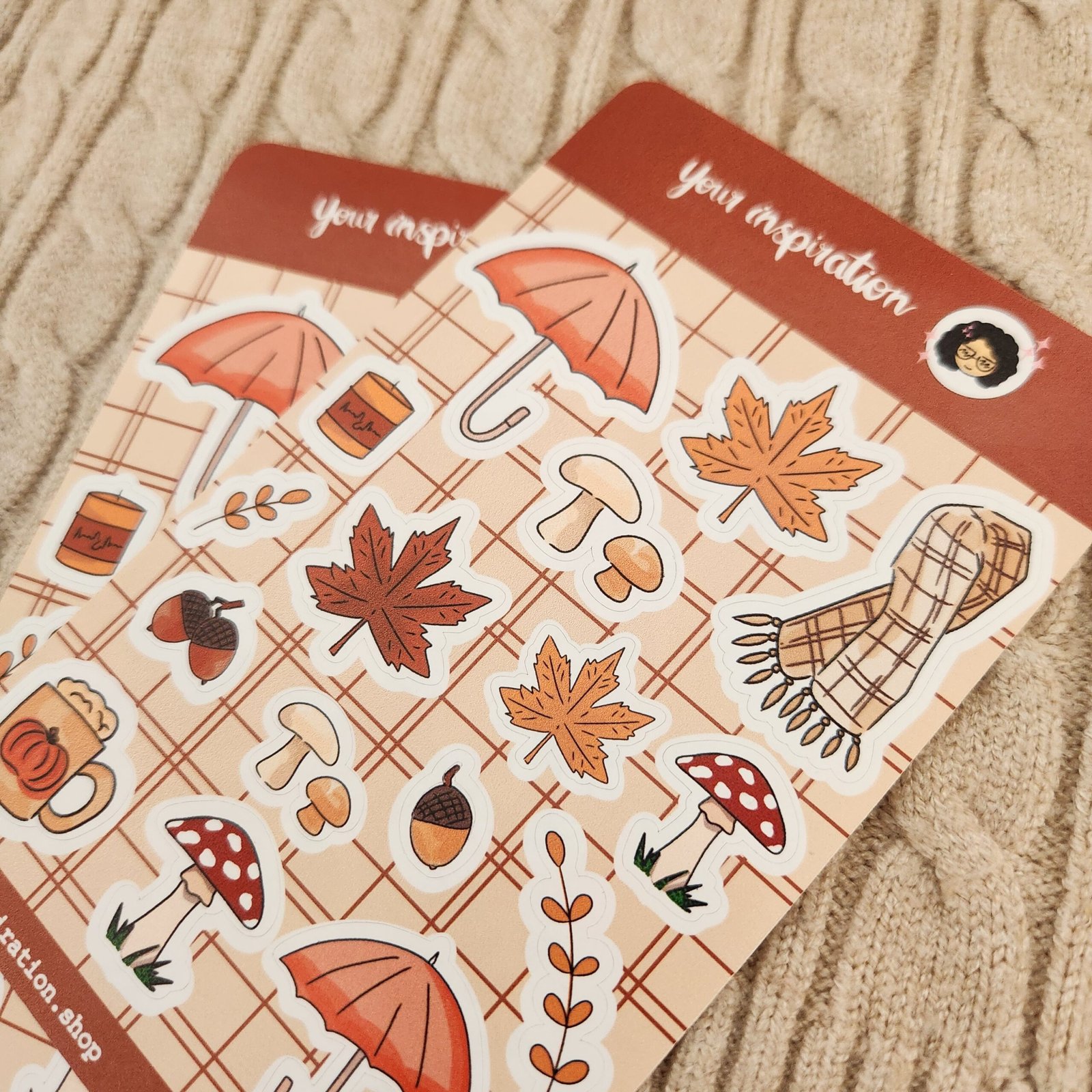Planche d'autocollants - Cosy Fall – Image 3