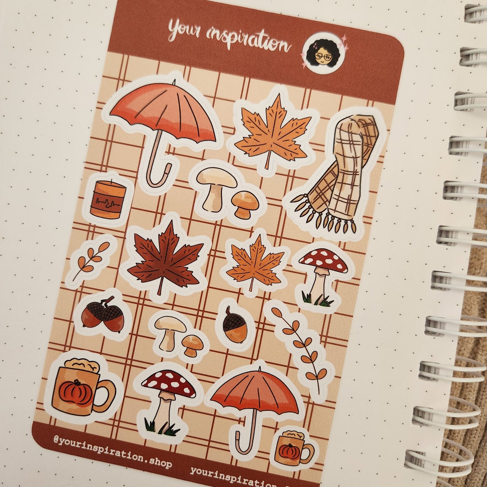 Planche d'autocollants - Cosy Fall – Image 4