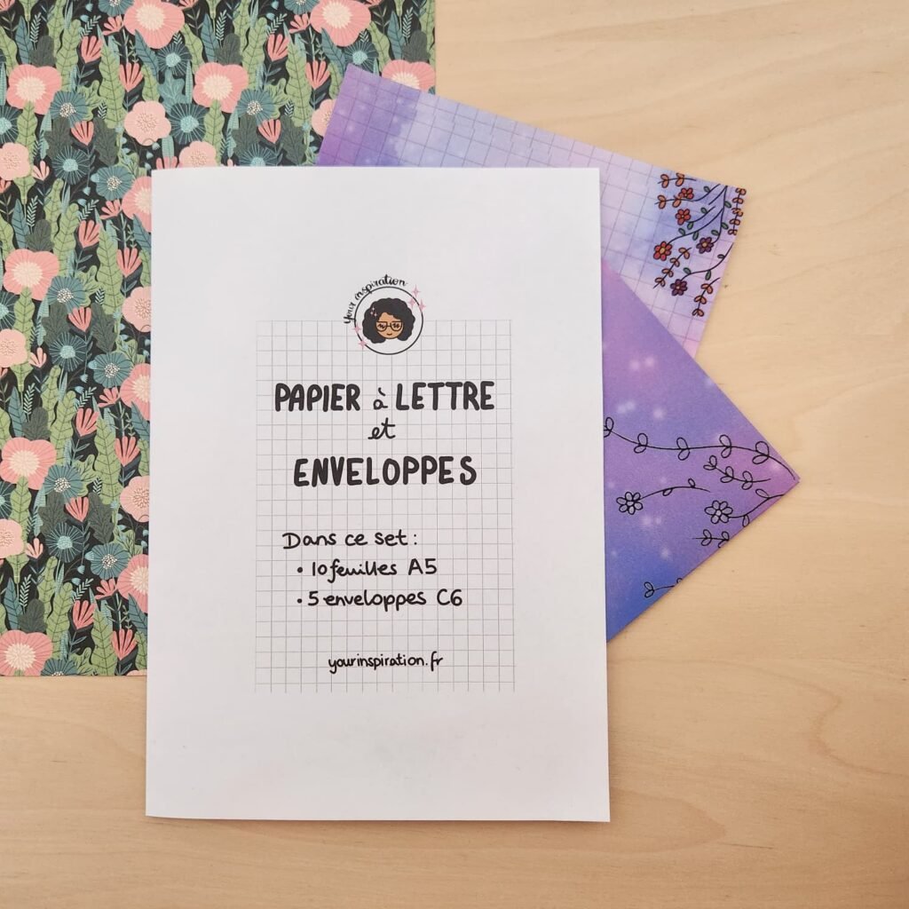 Set de papier à lettre et enveloppes - Witchy